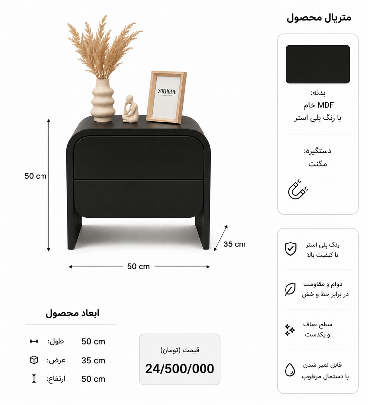 پاتختي مدل اليكا